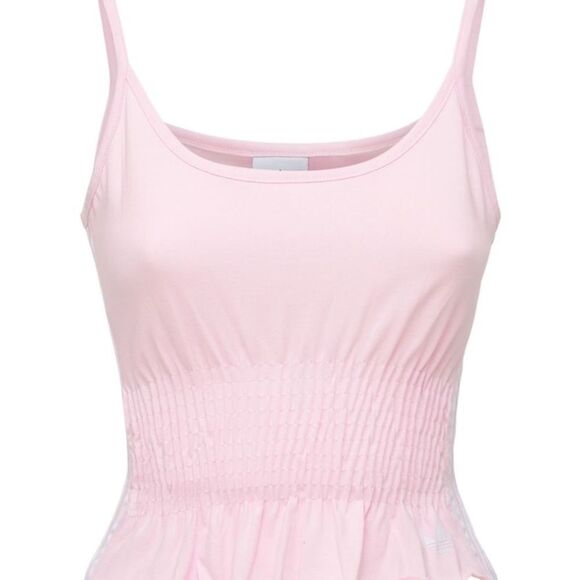 ADIDAS ORIGINALS SMOCKED TOP three 3 stripes - Picture 3 of 10